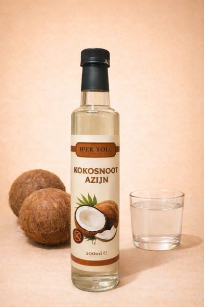 Ipekyolu - Kokosnoot Azijn - 500ml - 100% Natuurlijk - Zonder Toevoegingen - Hindistan Cevizi Sirkesi - Sirke