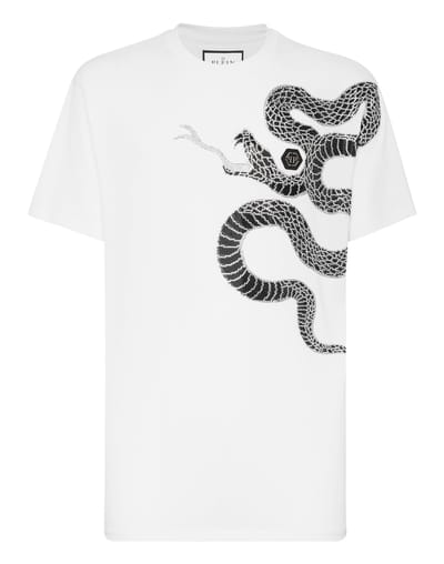 T-Shirt Ronde Hals Ss Snake