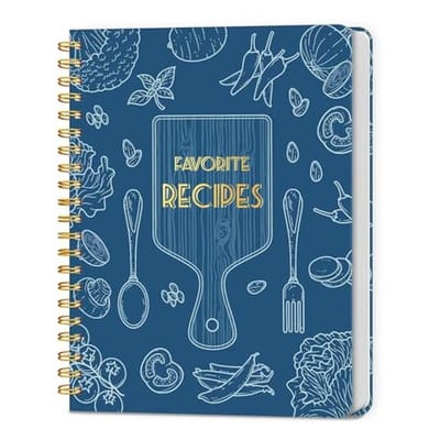 Leeg Recept Notitieboek voor Persoonlijke Recepten - 140 Pagina's voor het Organiseren van Recepten
