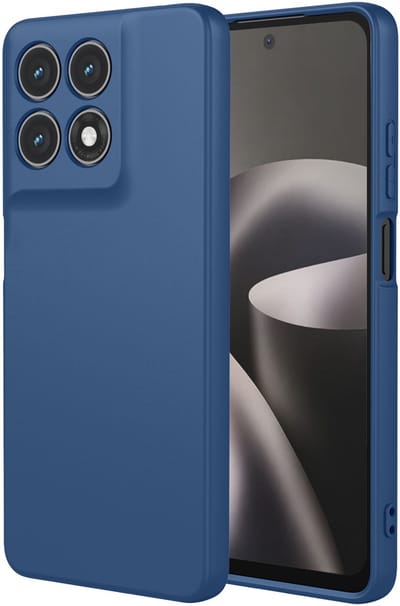 MobyDefend Hoesje - Geschikt voor Motorola Moto G37 / G37 Power / G47 - Matte Siliconen Backcover - Blauw