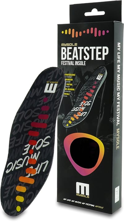 MYSOLE™ Beatstep - Schokabsorberende inlegzolen voor festivals en concerten - 1 paar - Maat 38