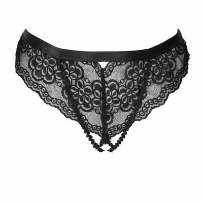 Livco Corsetti Fashion - Oksurin Panty Crotchless Black
