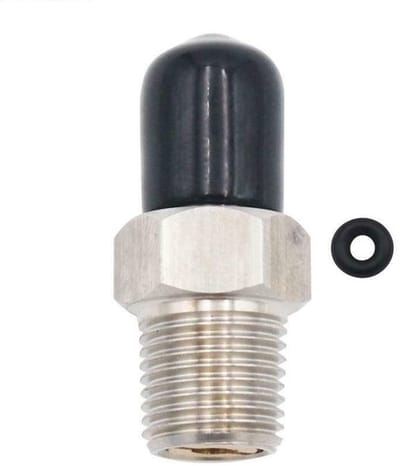 Allecto - 8mm mannelijke snelle koppeling - hoge kwaliteit - roestvrij staal - duurzame nippel - geschikt voor HPA/N2 - perfecte oplossing voor lek...