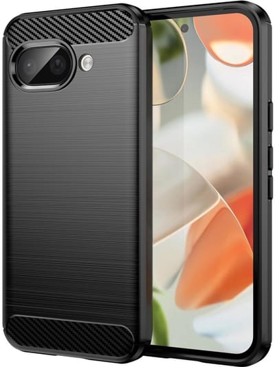 Coverup Hoesje - Geschikt voor Google Pixel 9a Hoesje - Coverup Armor Brushed TPU Back Cover - Zwart