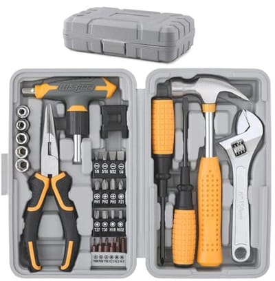 Compacte 30-delige Gereedschapsset voor Thuis - Alles-in-één Mini Toolset voor DIY - Inclusief Hamer, Schroevendraaiers en Tangen