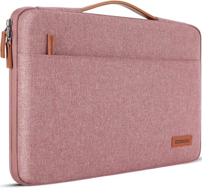 13,3 inch waterdichte laptoptas, sleeve, case, notebookhoes, beschermhoes voor 13" MacBook Air/13,3" ThinkPad L390 Yoga X380 Yoga/13,9" Lenovo Yoga C930 GLASS/14 HP EliteBook 840 G5, roze