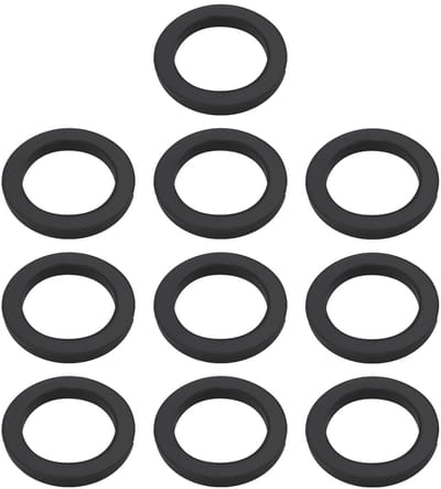 Dailygoods- Idler Band 10 Stuks - Duurzaam Rubber - Buitendiameter 20 mm - Perfect Compatibel met AKAI GX-75/GX-75 MKII/GX-95 - Eenvoudige Installatie - Herstel Geluidskwaliteit - Loopband