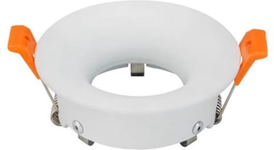 Spot Armatuur GU10 - GU10 Inbouwspot - Rond - Wit - Aluminium - Ø85mm
