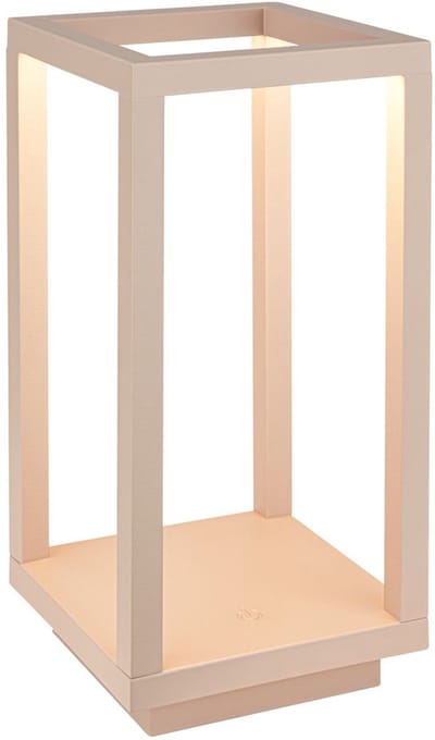 BRILONER Laer – Oplaadbare Tafellamp – dimbaar – aanraakbediening – CCT buitenlamp – IP44 voor binnen & buiten – verwisselbare batterij – 10×10×22,5 cm – beige