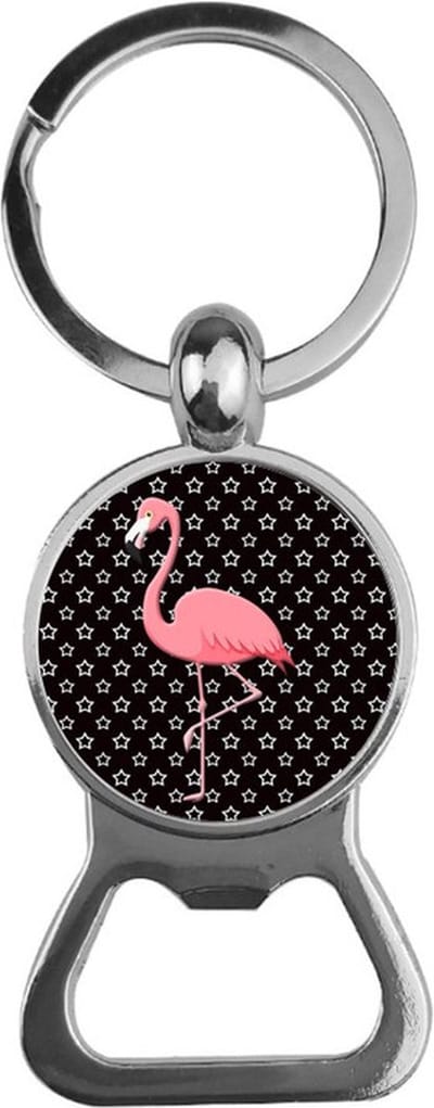 Bieropener Glas - Flamingo