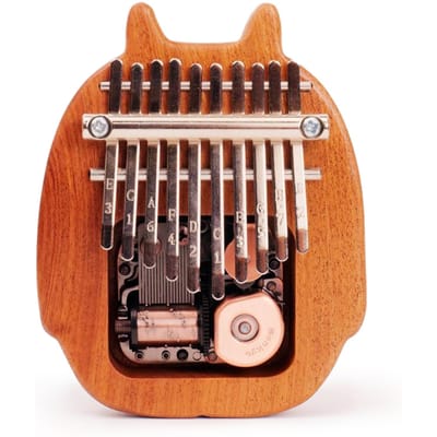 Kalimba Mini Duimpiano 10 Toetsen Draagbaar Muziekinstrument Cartoon Leuke Kalimba Duimpianomuziek Chinchillas