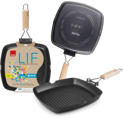 Poêle Grill - IBILI - Lif - Antiadhésive - 24 cm - Aluminium Forgé - Full Induction