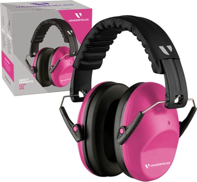 Vanderfields Gehoorbescherming Kinderen - Gehoorbeschermers Kinderen - Oorkappen Kinderen - 3-16 jaar - 26dB - Roze - V-Star