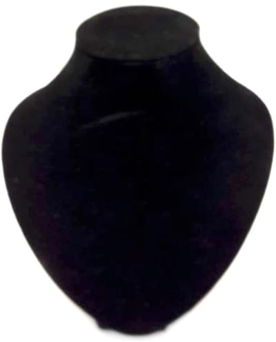 5 x Sieraden - Display - Zwart - Fluweel - H 18 cm - Stijlvol voor je collier. Let op dat deze alleen bedoel is voor je korte collier.