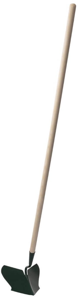 KADAX Huizenploeg van staal, cultivator met houten steel, handploeg, ploegschar, aardappelhocker, tuingereedschap voor het verzamelen van aardappelen en groenten, tuingereedschap (groot)