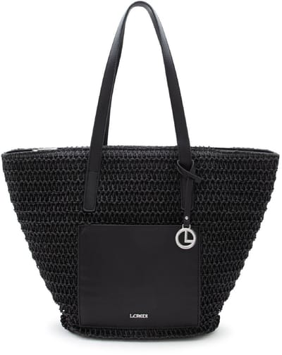 L.CREDI shopper schoudertas Ramina Shopper Black zwart