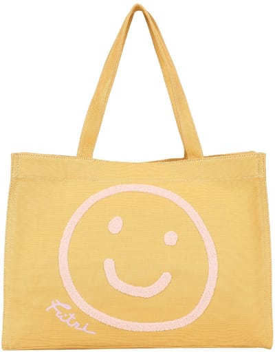Fritzi aus Preußen shopper schoudertas Easy 01 Limited Smile Canvas Shopper Sunset donkergeel