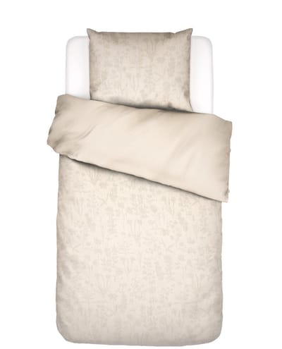 Essenza Maribel Dekbedovertrek Oatmeal - Eenpersoons – 140x200/220 cm