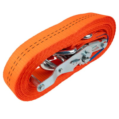 Spanband 2|delig met ratel/haak 35mm 7m 2000daN