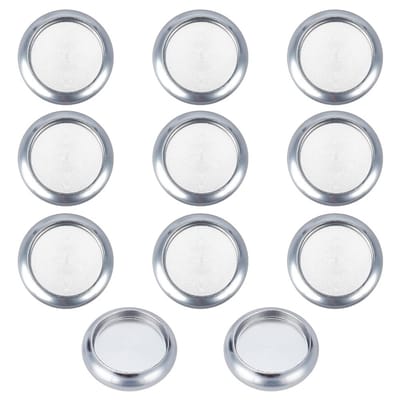 Dailygoods- Bindschijven 11 Stuks - Aluminiumlegering - Platte Ronde Expander Schijven - Geschikt voor Discbound Notebook - 17,8 x 5 mm - Binnendiameter 14 mm