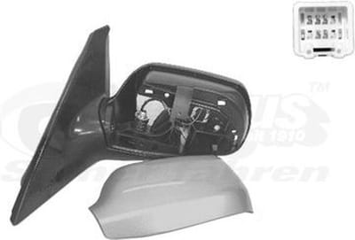VanWezel 2734817 - Rétroviseur éléctrique complet gauche pour Mazda 3 de 10/2003 à 2009