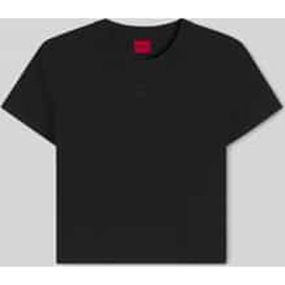 slim fit T-shirt van katoenmix model 'DELANOR'