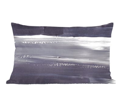 Sierkussens - Kussentjes Woonkamer - 60x40 cm - Verf - Abstract - Zwart