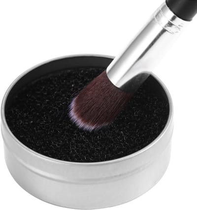 Famanu – Make-up kwastenreiniger set 2 stuks, vaste zeep en kleurverwijderingsspons voor kwasten