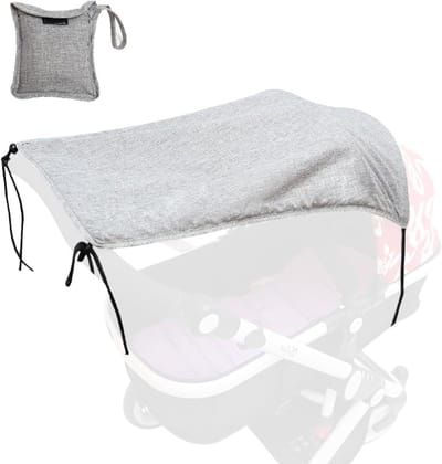 Ademende Vouwbare Zonnebescherming voor Kinderwagens, UV-bescherming en Waterdicht, Ideaal voor Buitenactiviteiten met Baby's