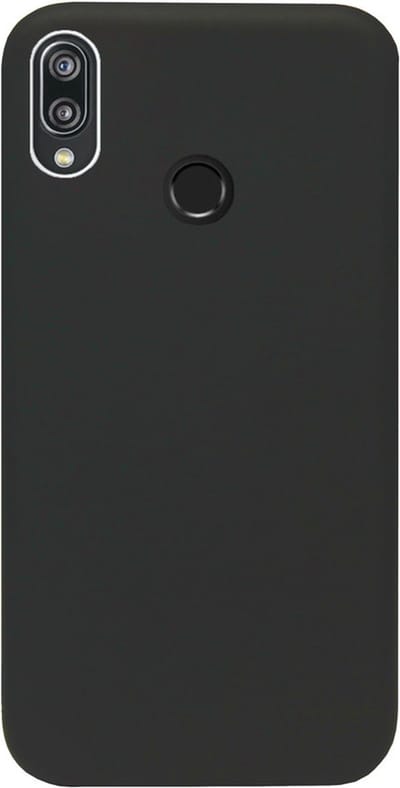 ADEL Siliconen Back Cover Softcase Hoesje Geschikt voor Huawei P Smart 2019 - Zwart