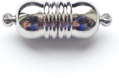 Art & Pearls XL Magneetsluitingen – 5 Stuks – 27 mm – Extra Sterke Magneet – Platinum Plated – Anti-allergisch – Sluitingen voor Zware Kettingen en Sieraden