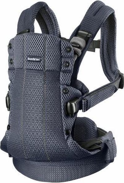 BabyBjörn Draagzak Harmony - 3D Mesh - Antraciet - Buikdrager - Rugdrager – Ergonomisch – Zachte details