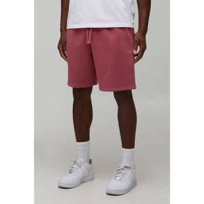 Essential Relaxed Fit Jersey Short | Rose | Size XS
