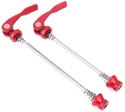 Dailygoods- Quick Release Hendel Aluminium - Snelspanner Voorwiel - Snelspanner Zadelpenklem - Slijtvast - Duurzaam - MTB Accessoire