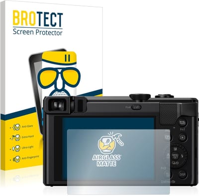 BROTECT - Screenprotector voor Panasonic Lumix DMC-TZ80 - Folie Beschermfolie Beschermglas matte