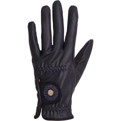 Kentucky Horsewear - Rijhandschoenen grip navy glitter navy size 7