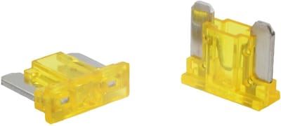 5 stuks SeKi Mini LP Low Profile platte steekzekering 20A geel; autozekering 58V/DC platte zekering boot aanhanger vrachtwagen caravan