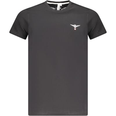 Accademia Militare Zwarte Katoenen Heren T-Shirt