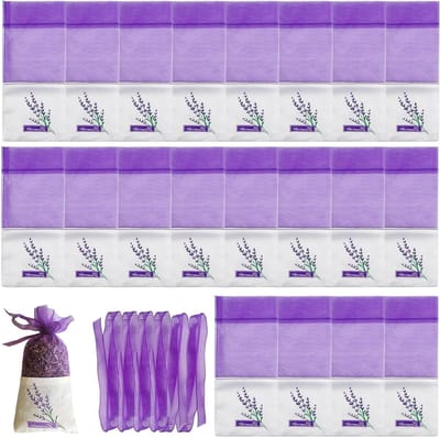 Lege lavendelzakjes met draadsluiting - 20 stuks voor het maken van geurige zakjes voor lavendel, kruiden en specerijen
