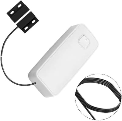 Slimme Deur Sensor - Raambeveiliging Alarm Schakelaar - Huis Beveiligen - Magnetische Inductie - 93x40x20mm - Wit