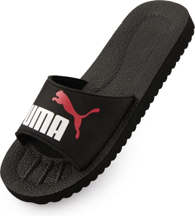 Puma Purecat Slide Zwart-witte Slippers 39 - 30