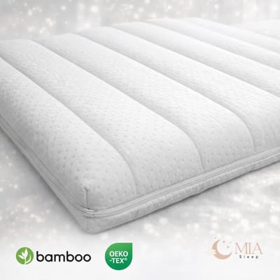 MIA Sleep Topper - Topdekmatras - 70x200 - Bamboo Gel Hybrid - Koudschuim - 9 cm dik