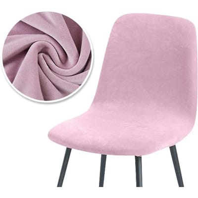 Hogere kwaliteit fluwelen stoelhoes 1/2/4/6 stuks rekbare stoelhoes voor eetkamer 2 soorten stoffen stoelhoes voor thuis 6 Pieces