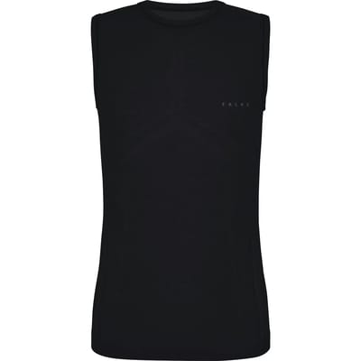FALKE Wool-Tech Light warme en koude temperatur wol functioneel materiaal Top van onderlaag heren zwart - maat S