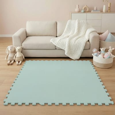 Van dag Één: 18-delige Baby Puzzel Speelmat - 30x30 EVA Schuim Kruipmat Vloermat Speeltapijt Kind