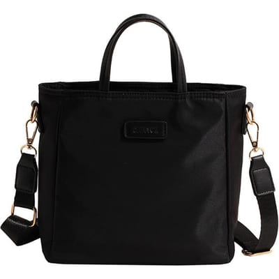 Dames Tas Nieuwe Handtas Schoudertas Grote Capaciteit Satchel Dames Tas Messenger Bag Kleine Vierkante Tas zwart