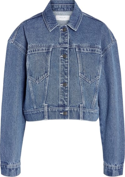 Noisy may Jas Nmronja L/s Crop Dnm Jacket Vi433mb 27029251 Medium Blue Denim Dames Maat - XS