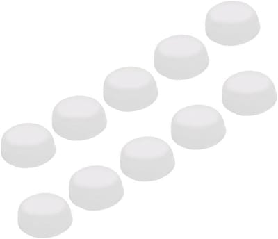 Fluit Pluggen - Dopjes Open Gat - Beginners Oefenen - Zacht Siliconen Materiaal - 7x3mm Set - Wit