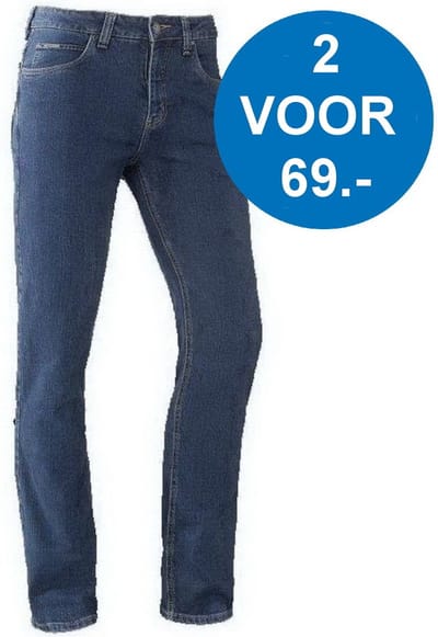 Brams Paris - Heren Jeans - Lengte 34 - Stretch - Danny - Denim