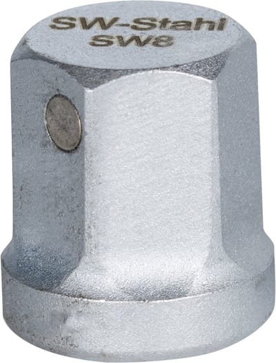 SW-Stahl 37000L-8 magneetinzetstuk 8 mm met 12 mm zeskantaandrijving